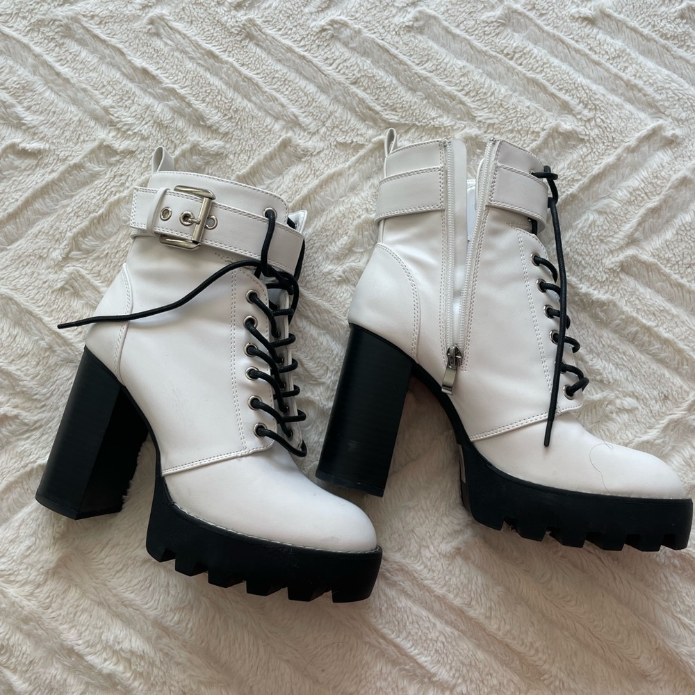 White boots